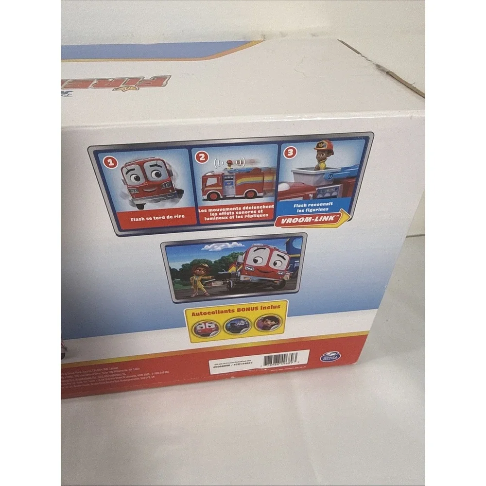 Disney‎ Junior Firebuds, Bo & Flash Rescue Adventure Fire Truck w Vroomlink NEW
